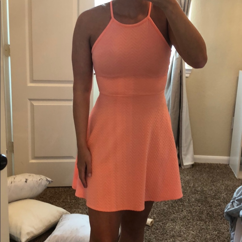 Coral dress